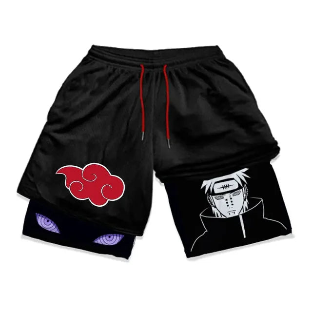 Naruto Anime Performance Shorts for Men