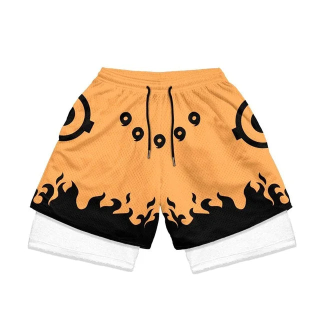 Naruto Anime Performance Shorts for Men