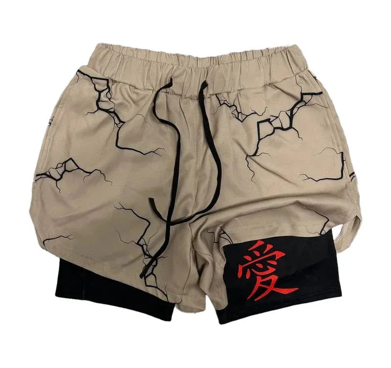 Naruto Anime Performance Shorts for Men