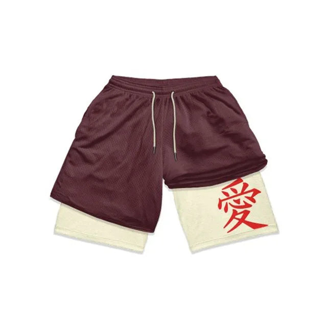 Naruto Anime Performance Shorts for Men