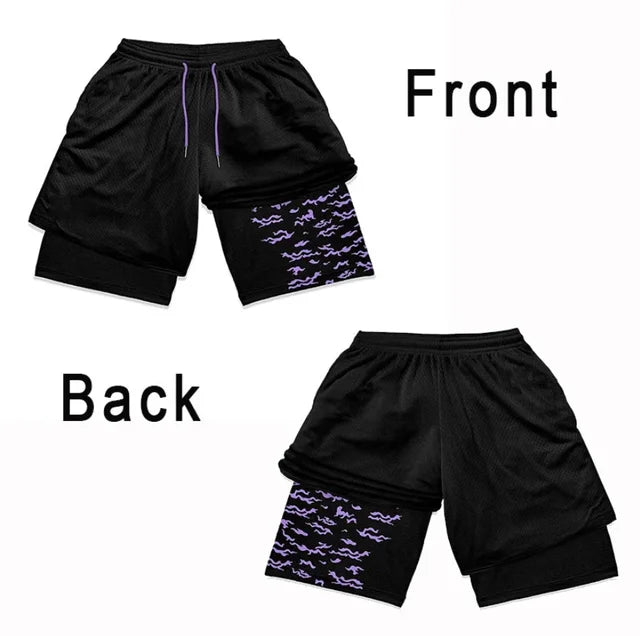 Naruto Anime Performance Shorts for Men