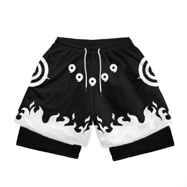 Naruto Anime Performance Shorts for Men