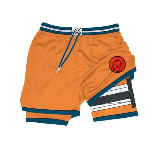 Naruto Anime Performance Shorts for Men