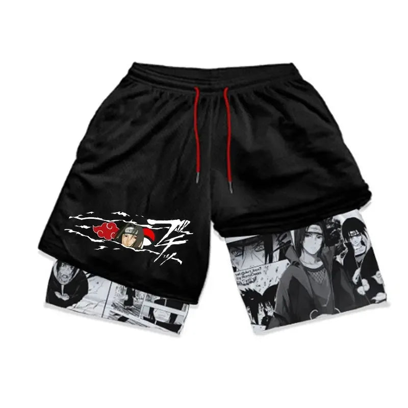 Naruto Anime Performance Shorts for Men