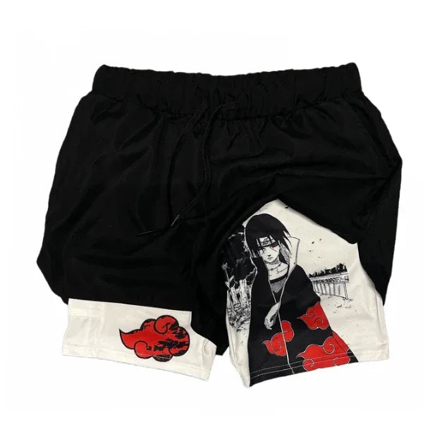 Naruto Anime Performance Shorts for Men