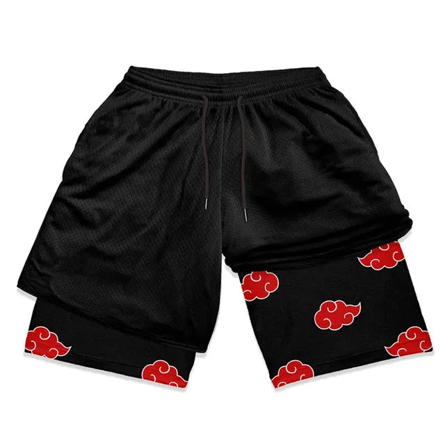 Naruto Anime Performance Shorts for Men